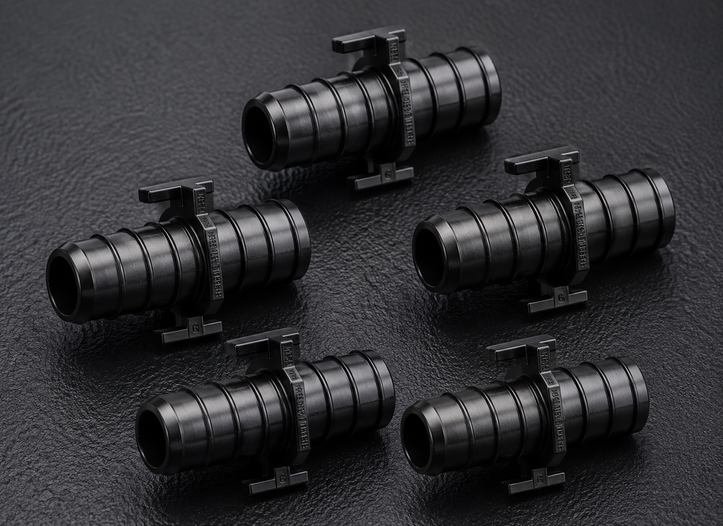 1/2 Inch PEX Poly Crimp Coupling (5 Pack)